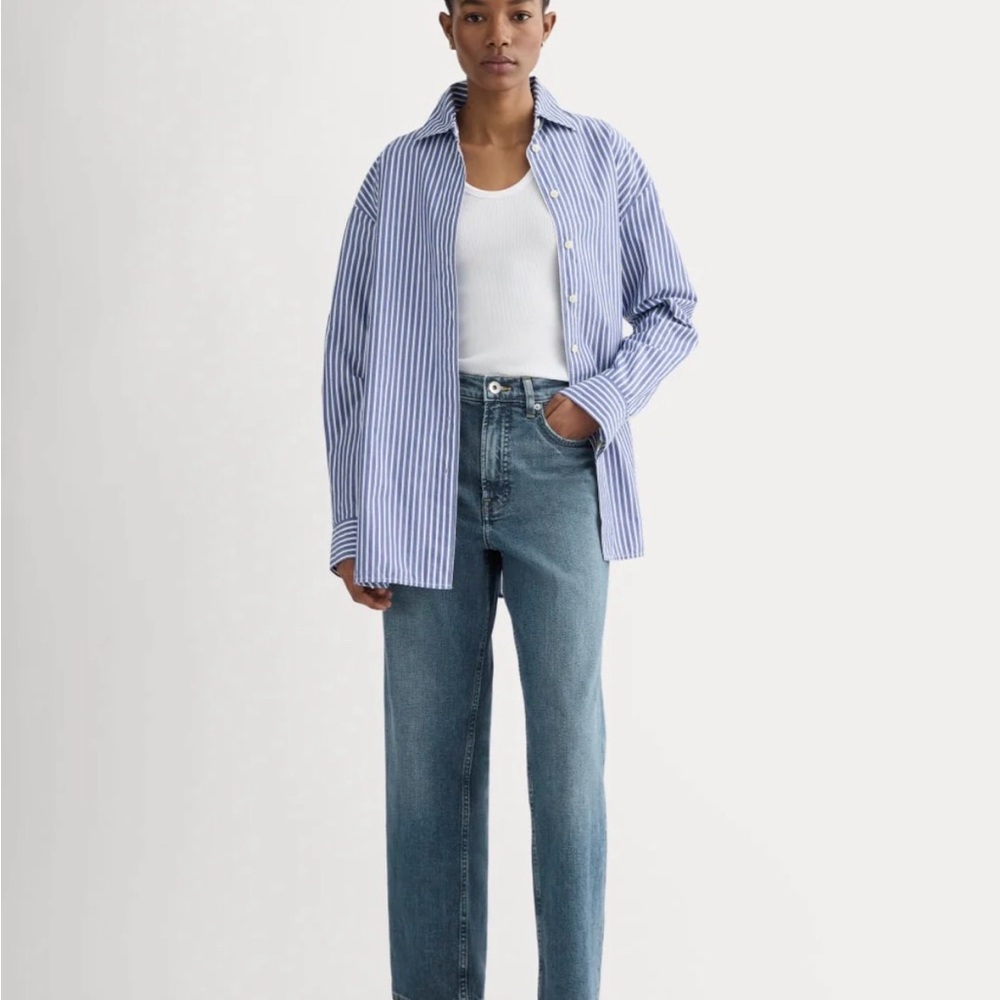 Everlane Way High Jean in Washed Indigo NWOT 29L